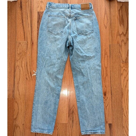 Denim Forum Aritzia Size 28L BoyFriend Highrise Loose Destroyed Jeans s12 - Picture 2 of 5